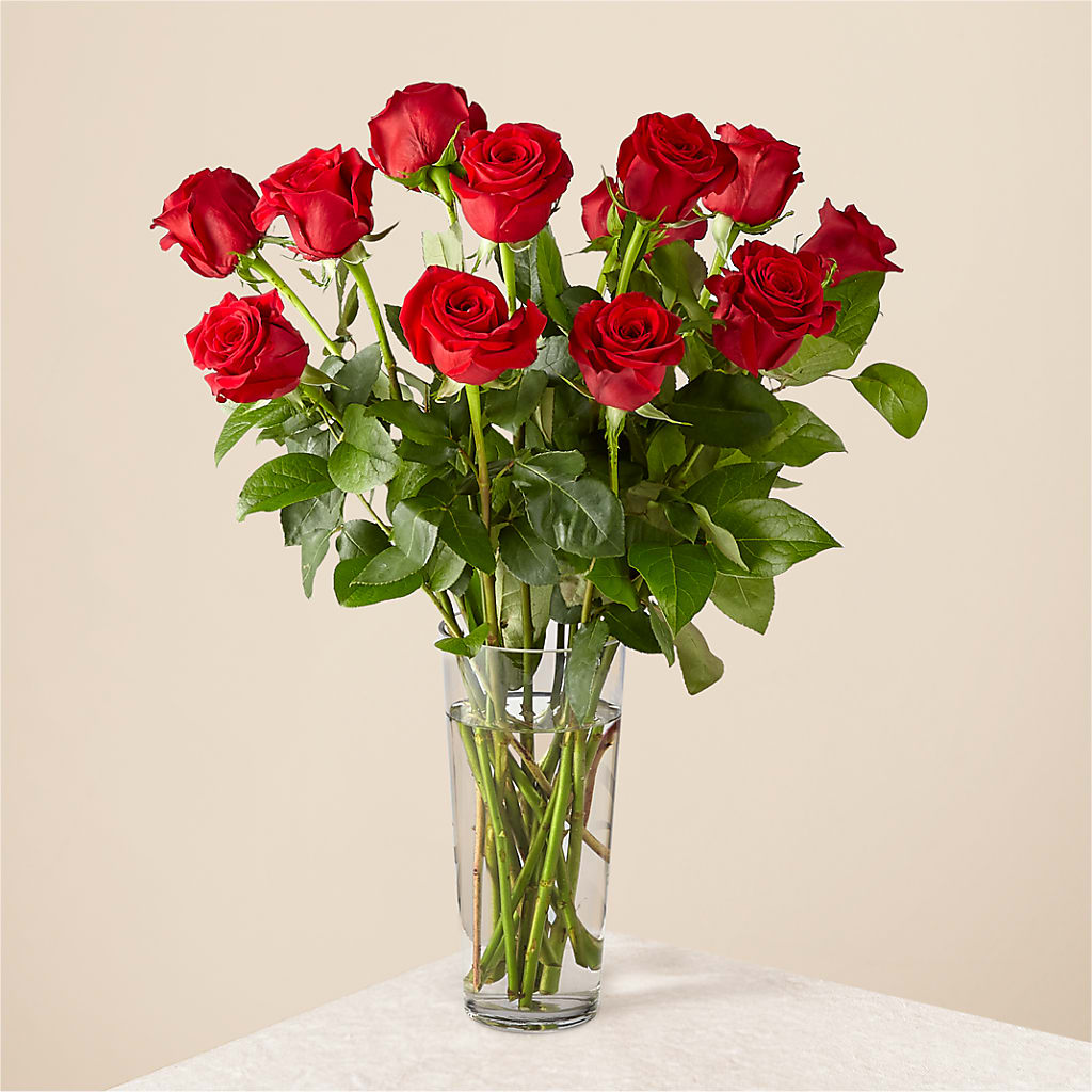 Long Stem Red Rose Bouquet – Flowers By Lorena, Chino CA