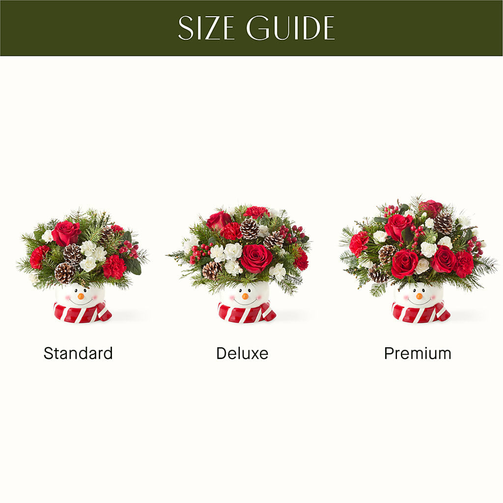 Jolly Snowman Bouquet – Flowers By Lorena, Chino CA
