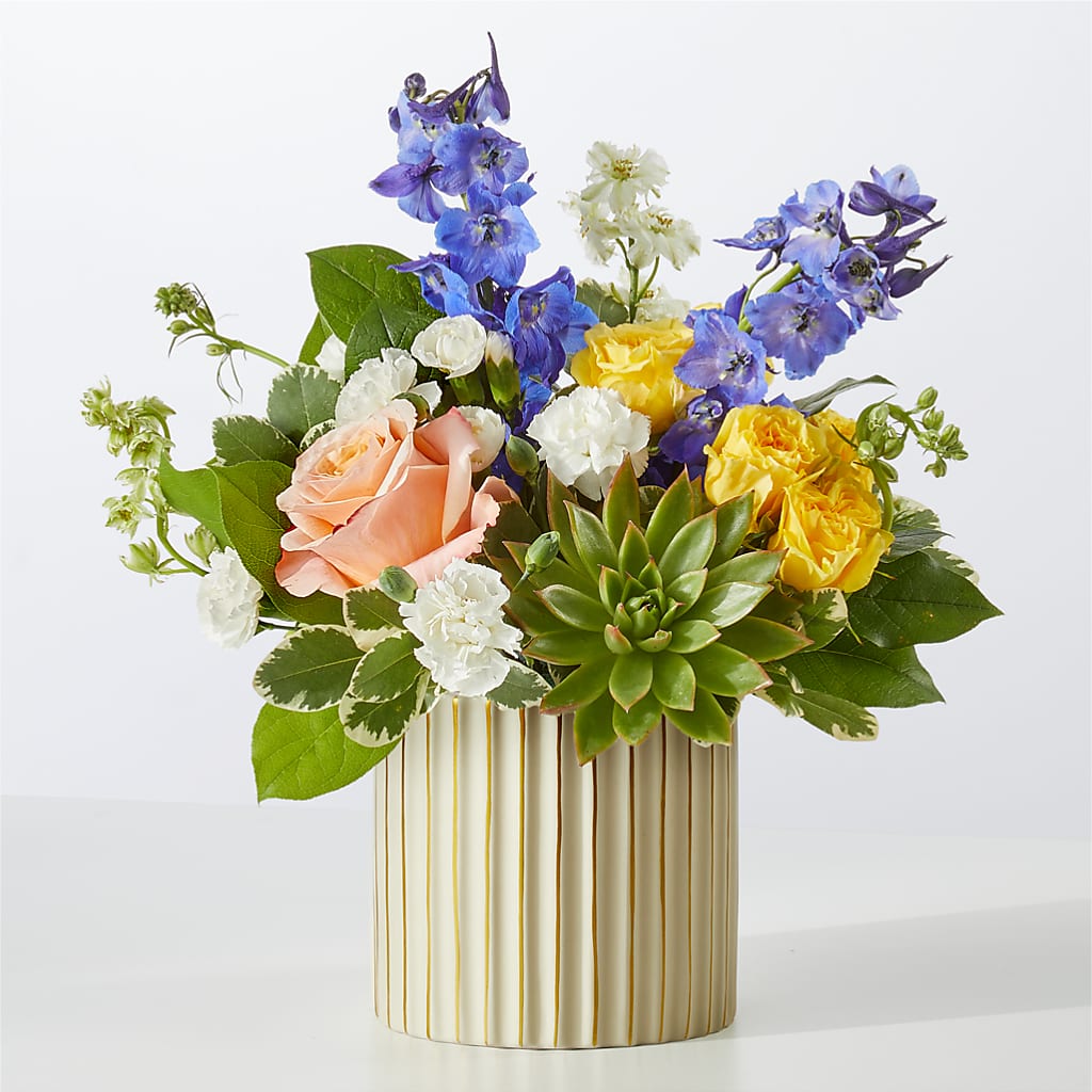 Cobalt Reverie Bouquet – Flowers By Lorena, Chino CA