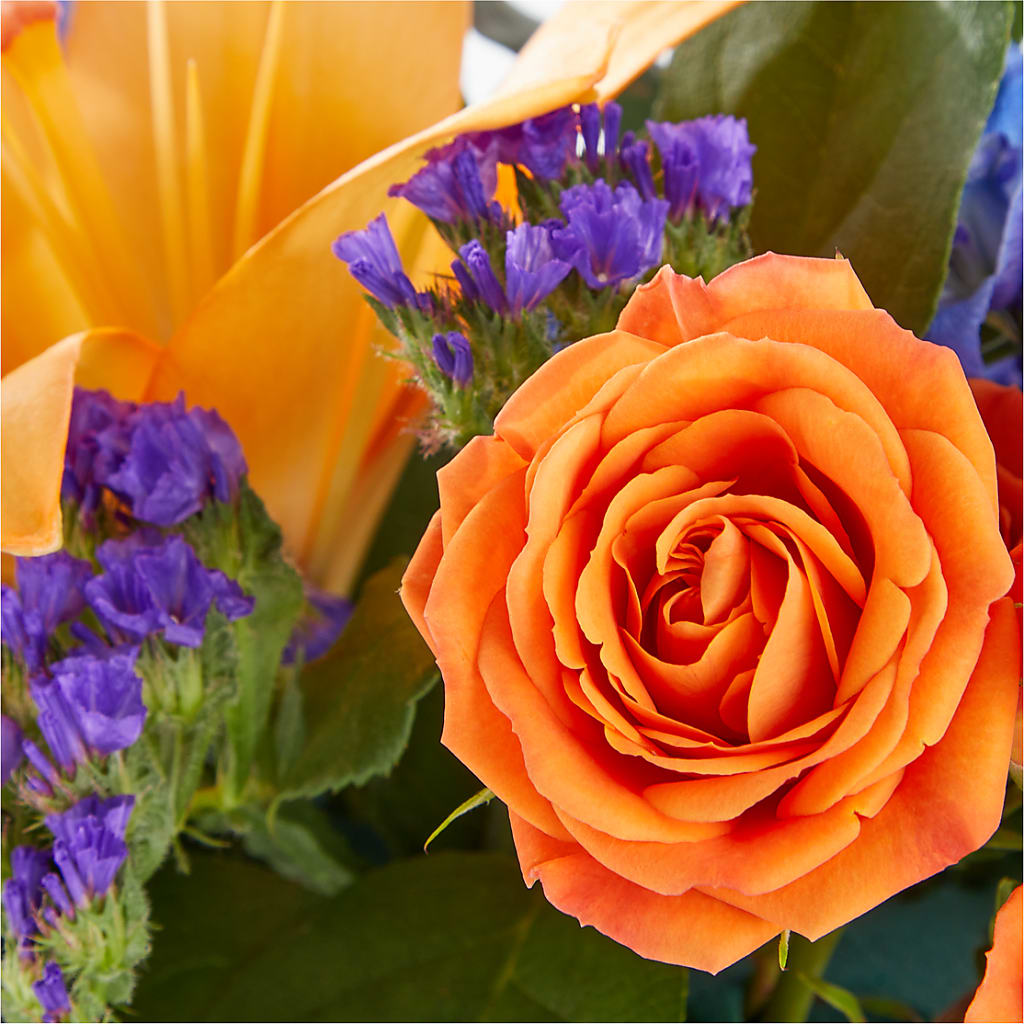 Radiant Citrus Box Bouquet – Flowers By Lorena, Chino CA
