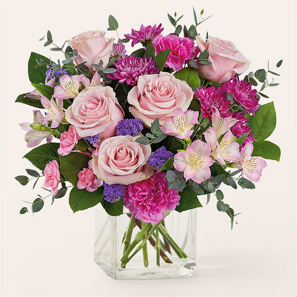 Rosy Radiance Bouquet – Flowers By Lorena, Chino CA