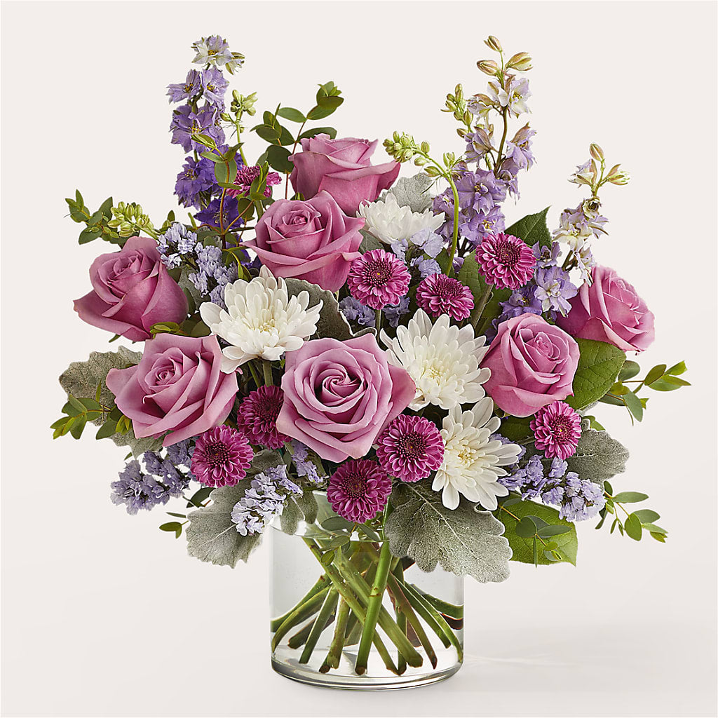 Violet Frost Bouquet – Flowers By Lorena, Chino CA