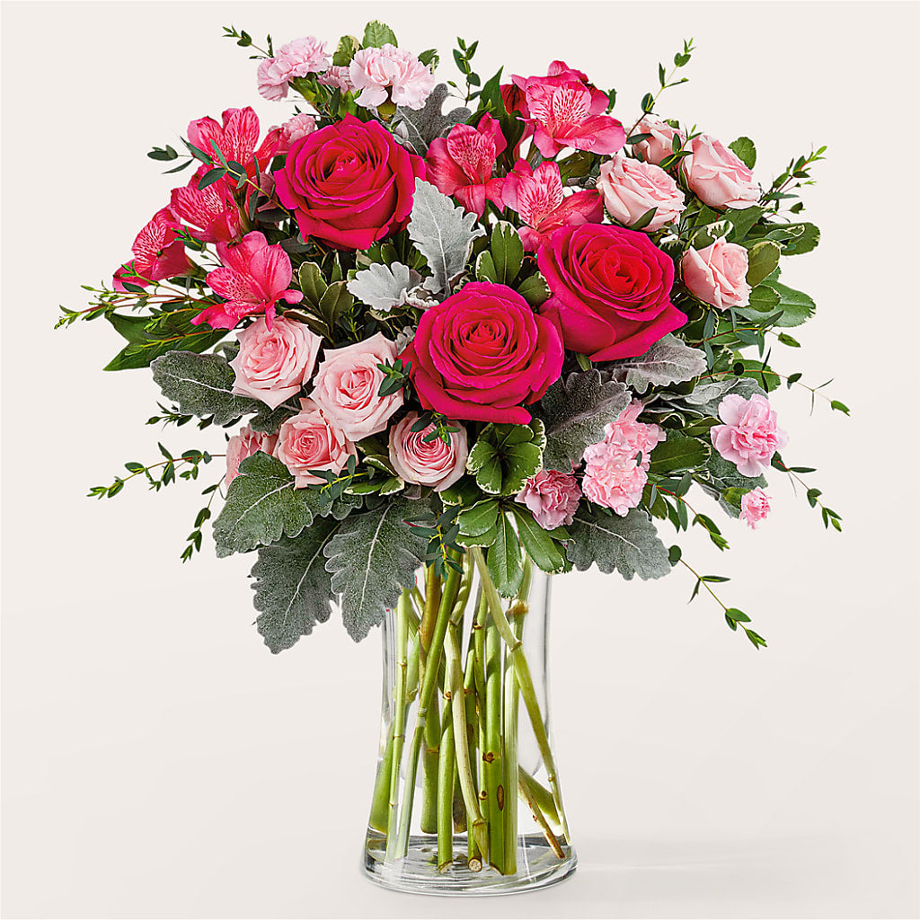 Tickled Pink Bouquet – Flowers By Lorena, Chino CA