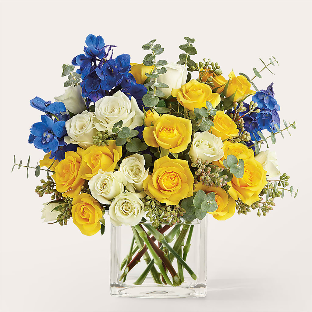 Sparkling Citrine Bouquet – Flowers By Lorena, Chino CA
