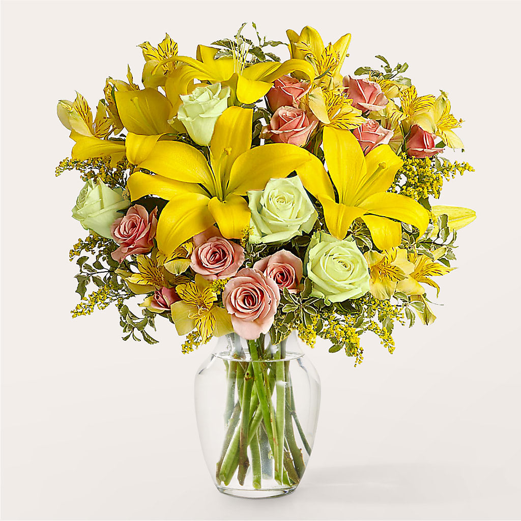 Sunburst Bouquet – Flowers By Lorena, Chino CA