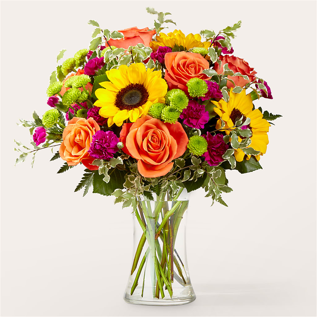 Warmth & Light Bouquet – Flowers By Lorena, Chino CA