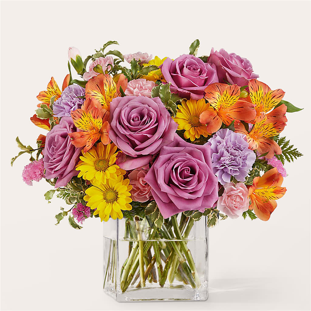 Shades of Happiness Bouquet – Flowers By Lorena, Chino CA