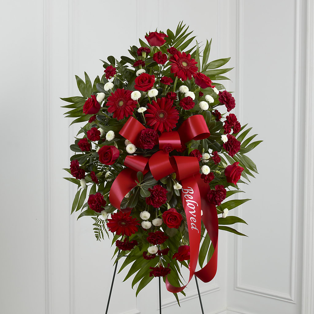 Treasured Memories Standing Spray – Flowers By Lorena, Chino CA