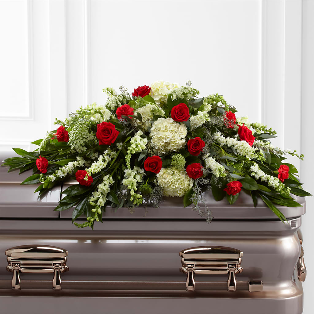 Sincerity Casket Spray – Flowers By Lorena, Chino CA