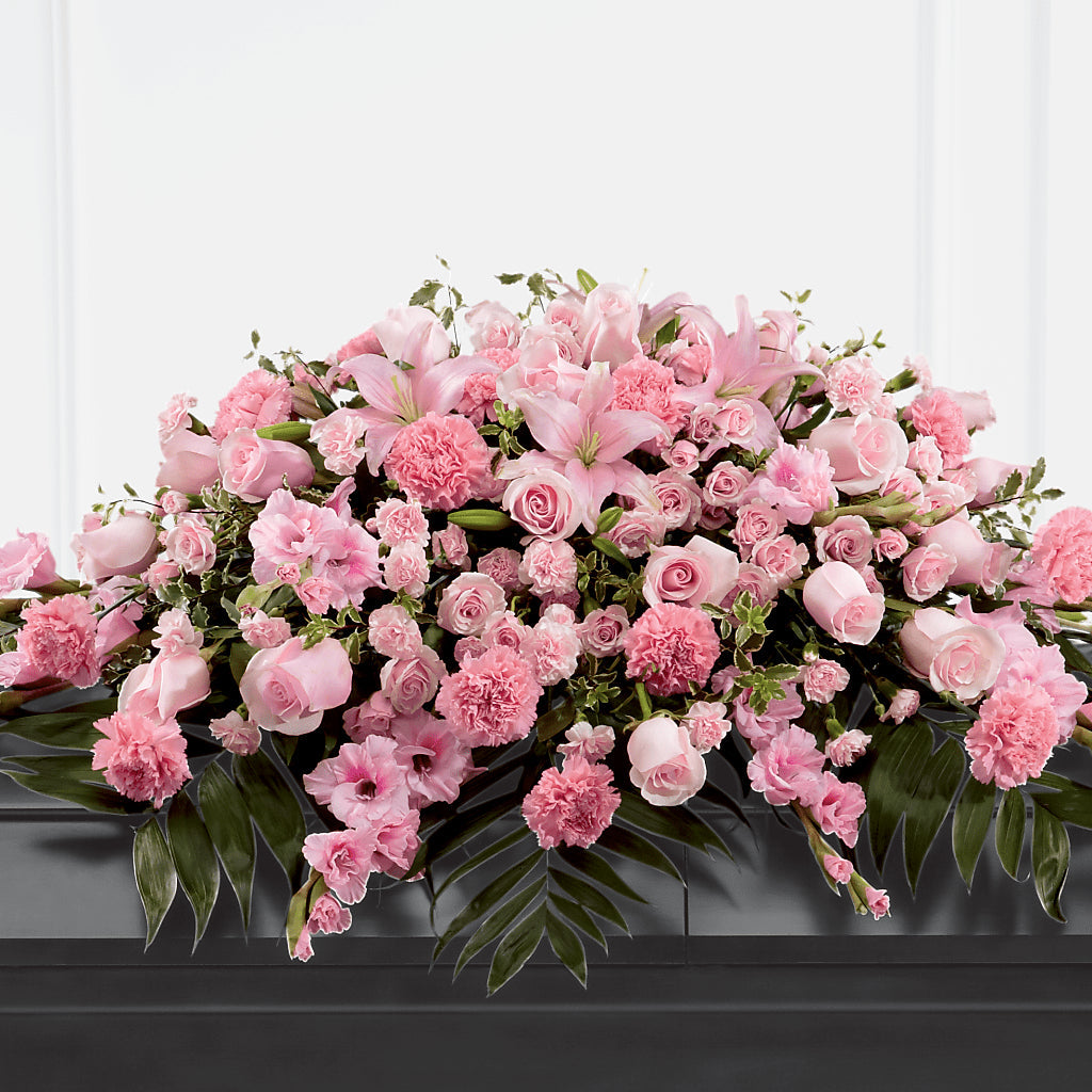 Garden of Comfort Casket Spray (Standard) – Flowers By Lorena, Chino CA