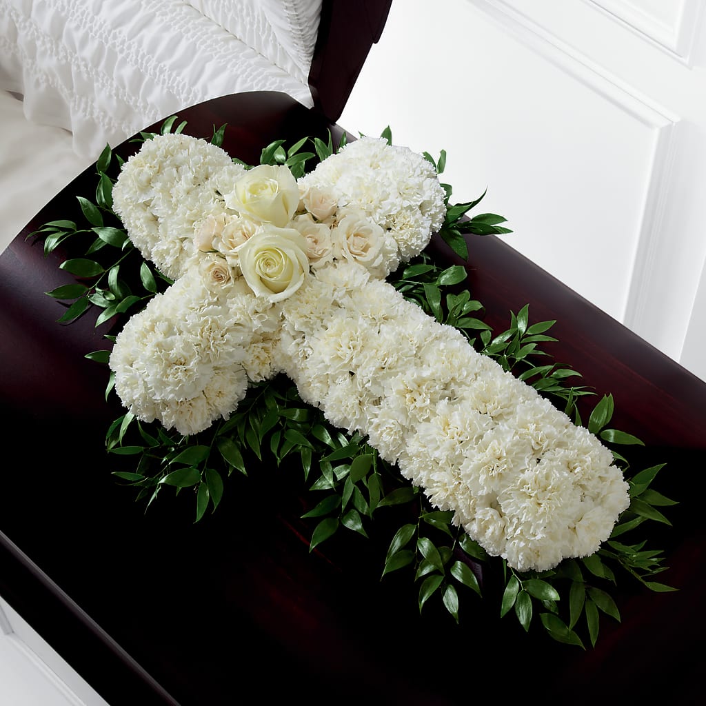 Peaceful Memories Casket Spray (Standard) – Flowers By Lorena, Chino CA