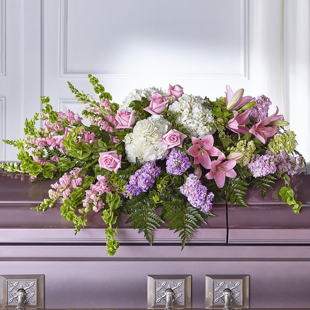 Life's Gratitude Casket Spray – Flowers By Lorena, Chino CA