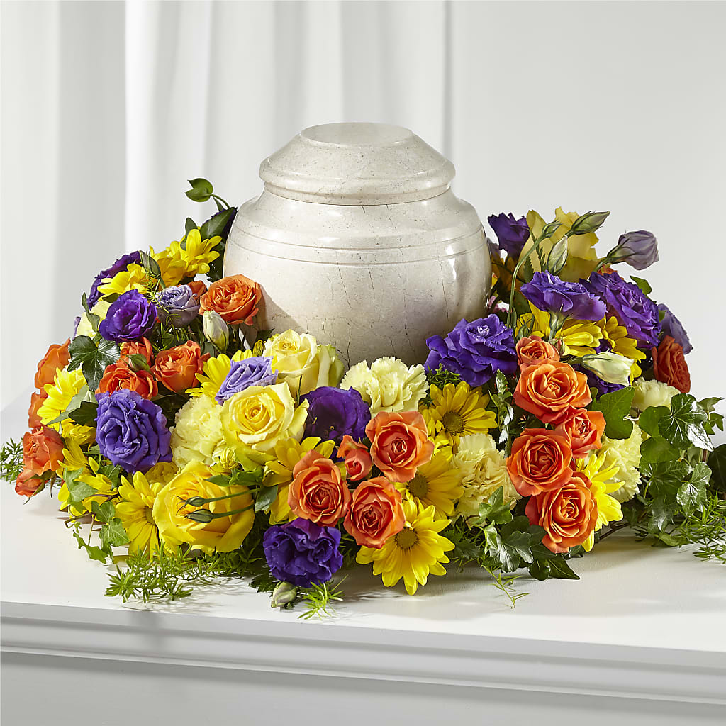 Blossoms of Remembrance Cremation Adornment – Flowers By Lorena, Chino CA
