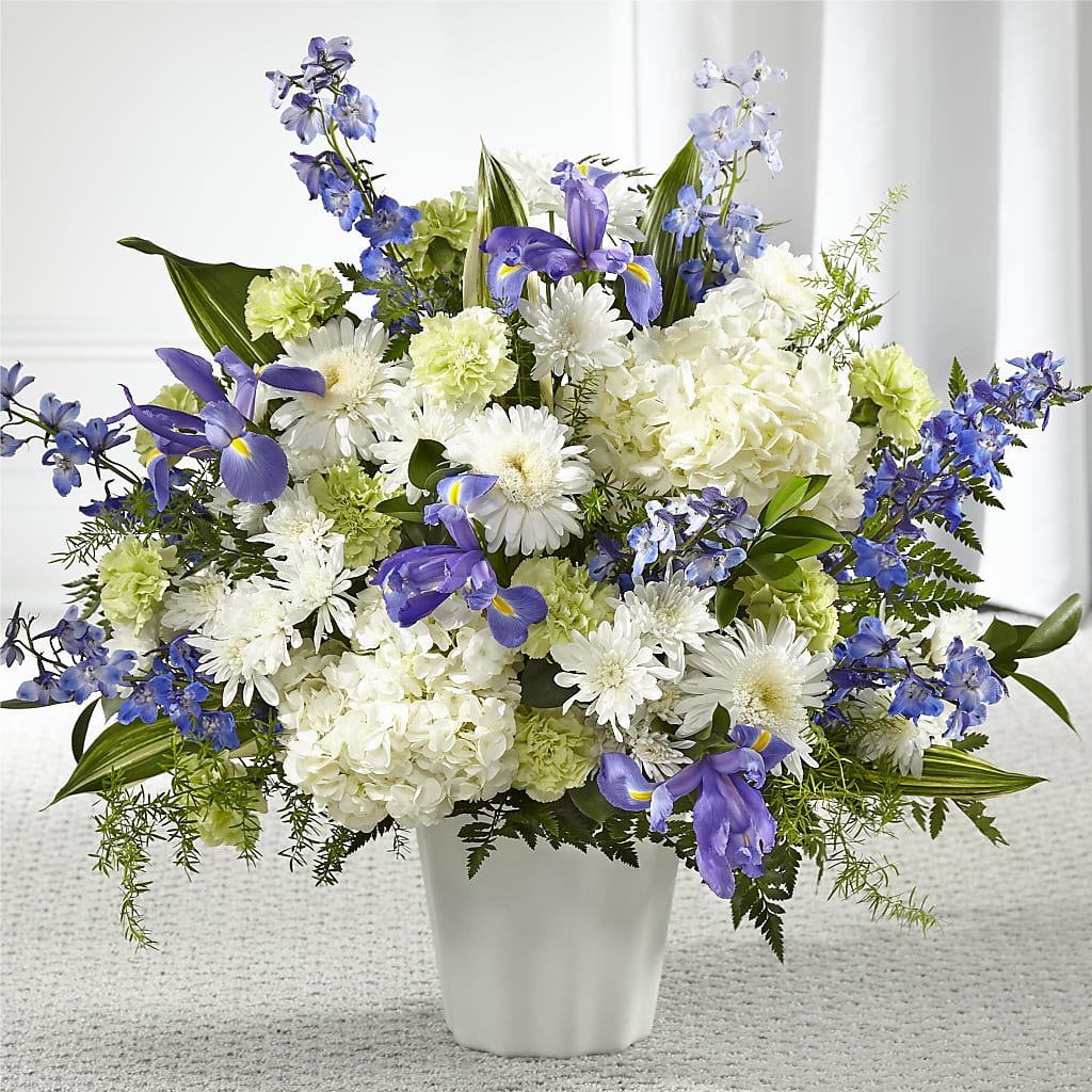 Soft Serenity Floor Basket – Flowers By Lorena, Chino CA