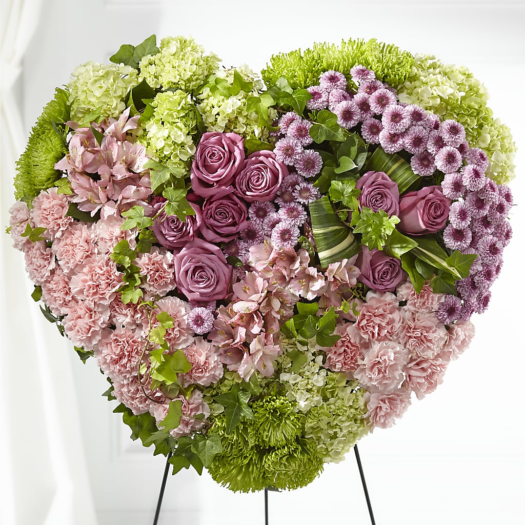 Heartwarming Standing Heart – Flowers By Lorena, Chino CA