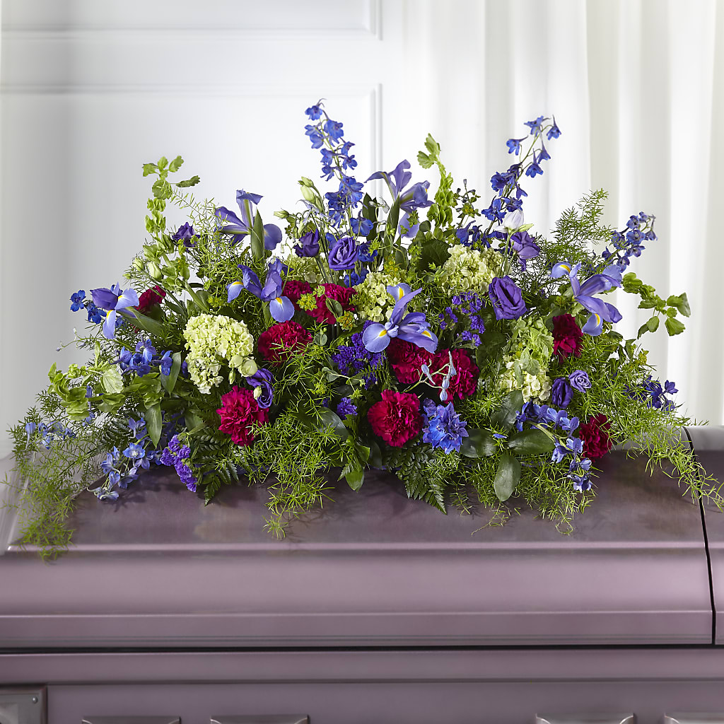 Always Treasured Casket Spray – Flowers By Lorena, Chino CA