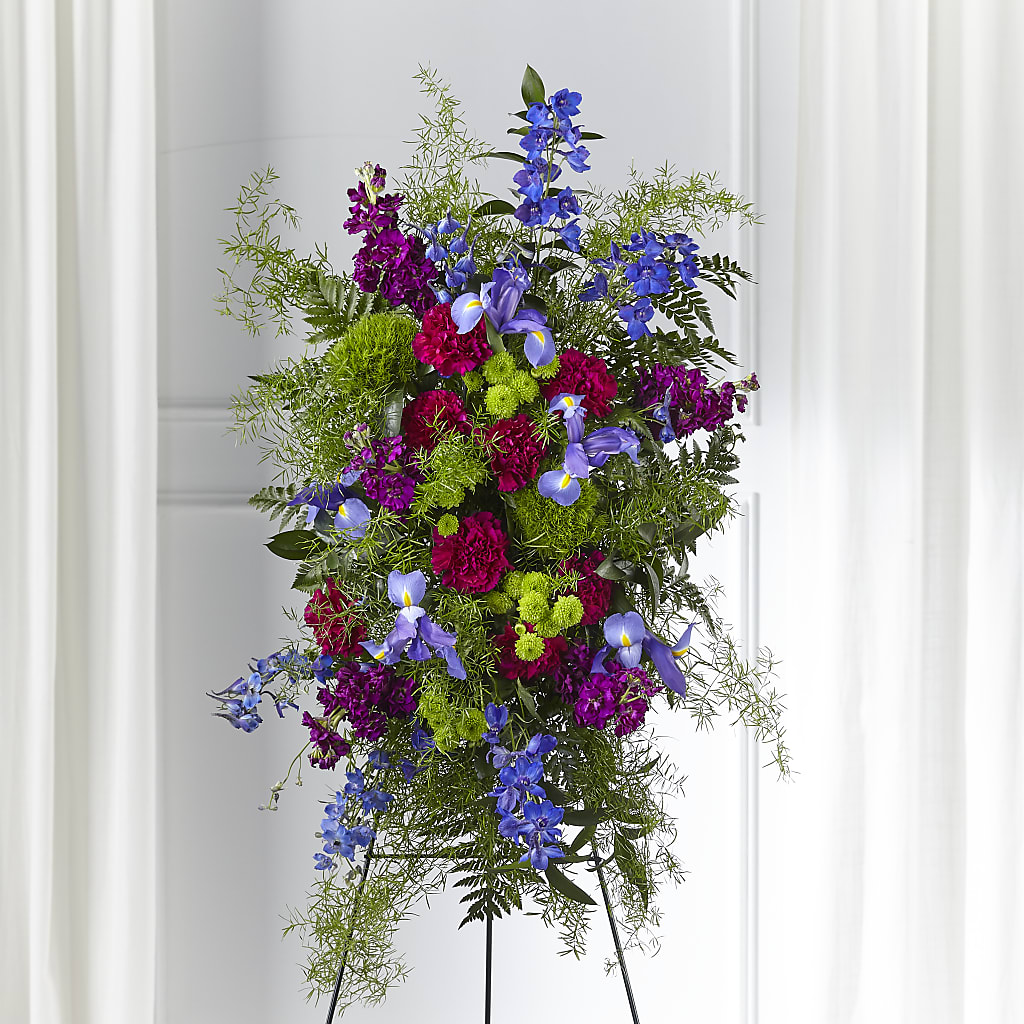 Heavenly Skies Standing Spray – Flowers By Lorena, Chino CA
