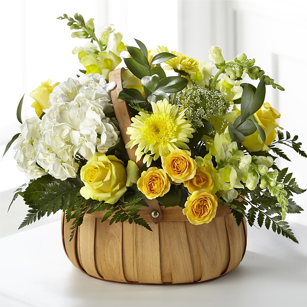 Rustic Remembrance Basket – Flowers By Lorena, Chino CA