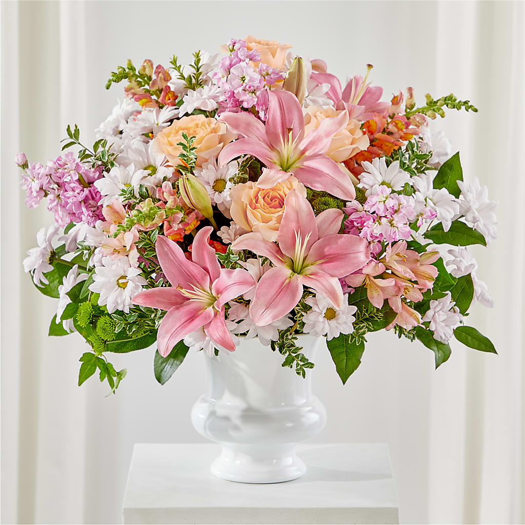 Heartfelt Gesture Urn Arrangement – Flowers By Lorena, Chino CA
