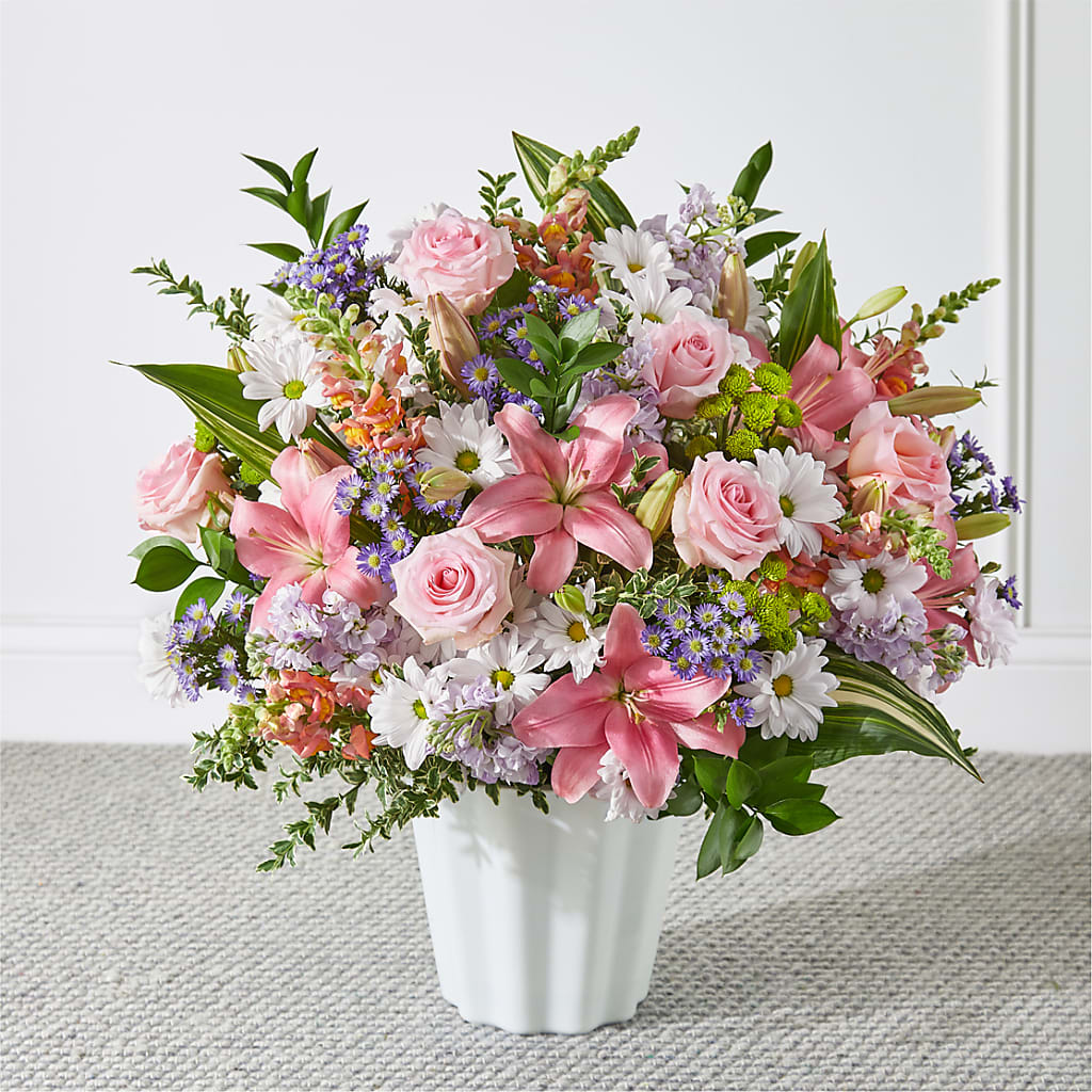 Abundant Compassion Floor Basket – Flowers By Lorena, Chino CA