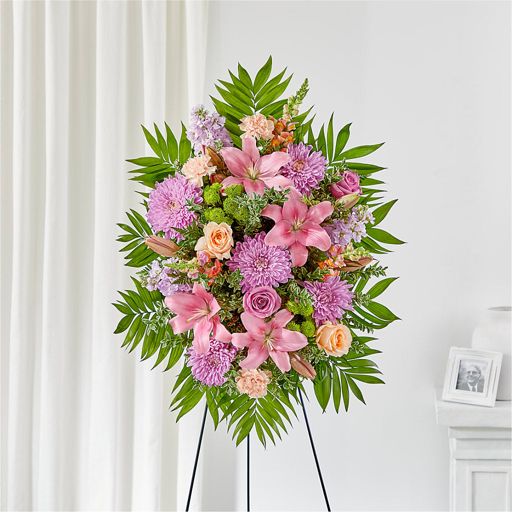 Love & Light Standing Spray – Flowers By Lorena, Chino CA