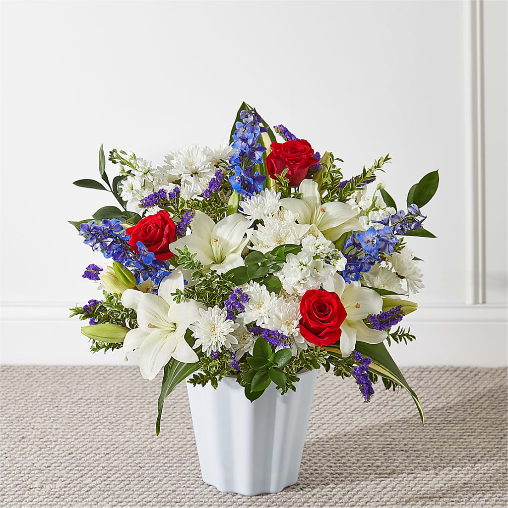 Consoled Floor Basket – Flowers By Lorena, Chino CA