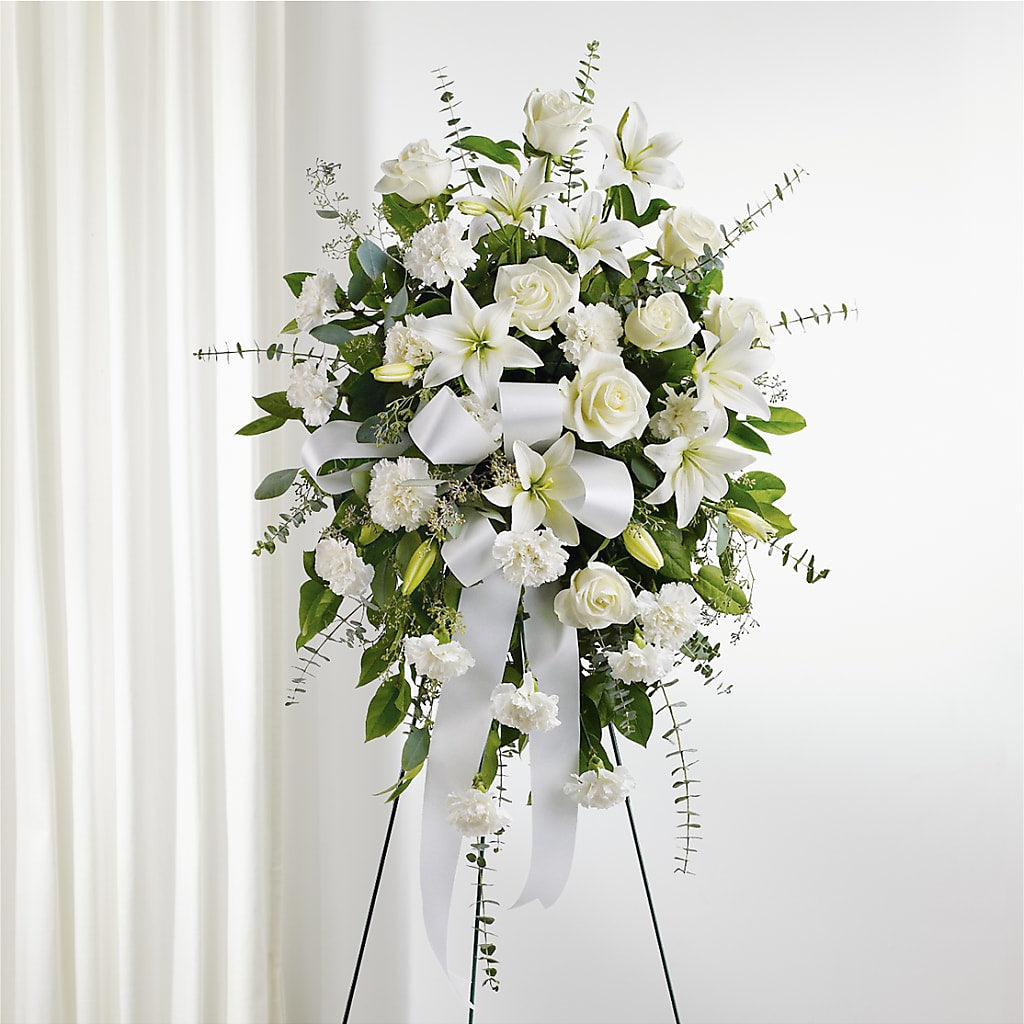 With Care Standing Spray – Flowers By Lorena, Chino CA