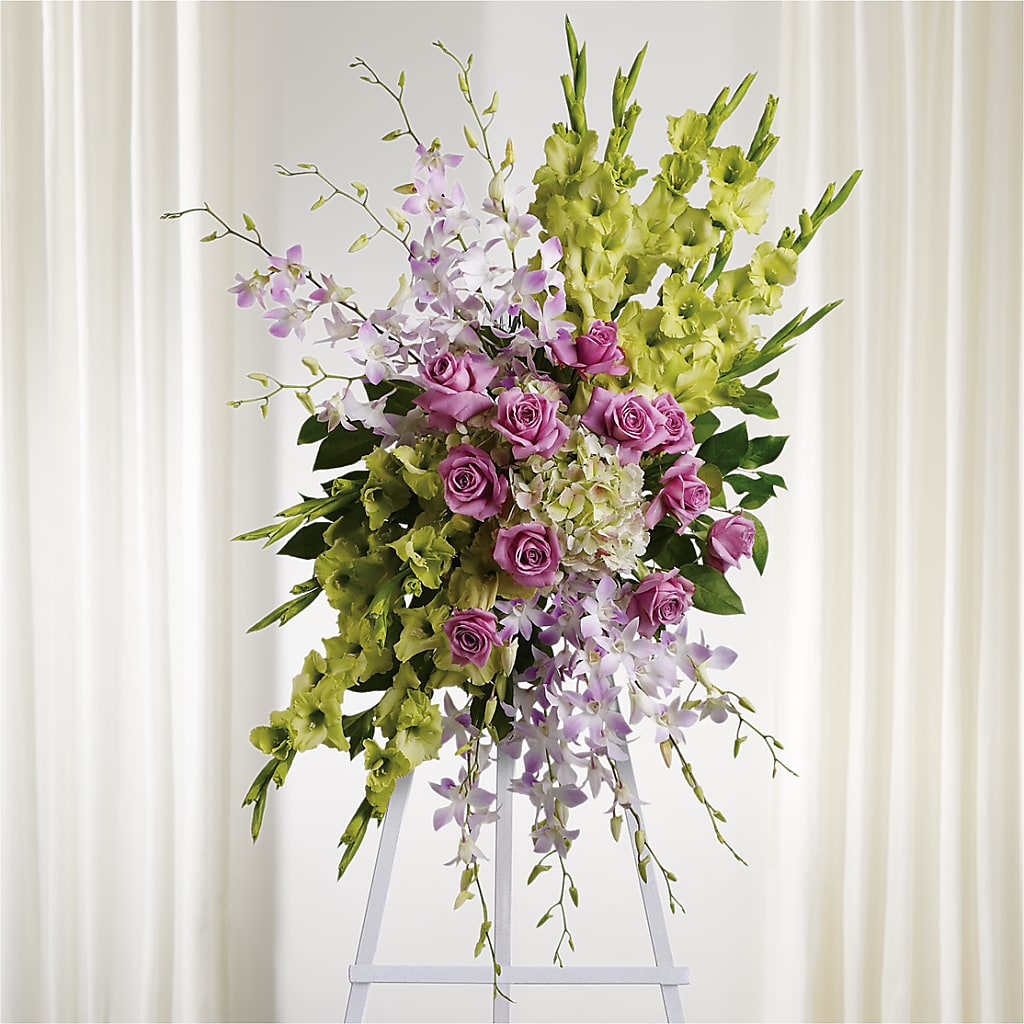 Lasting Legacy Standing Spray – Flowers By Lorena, Chino CA