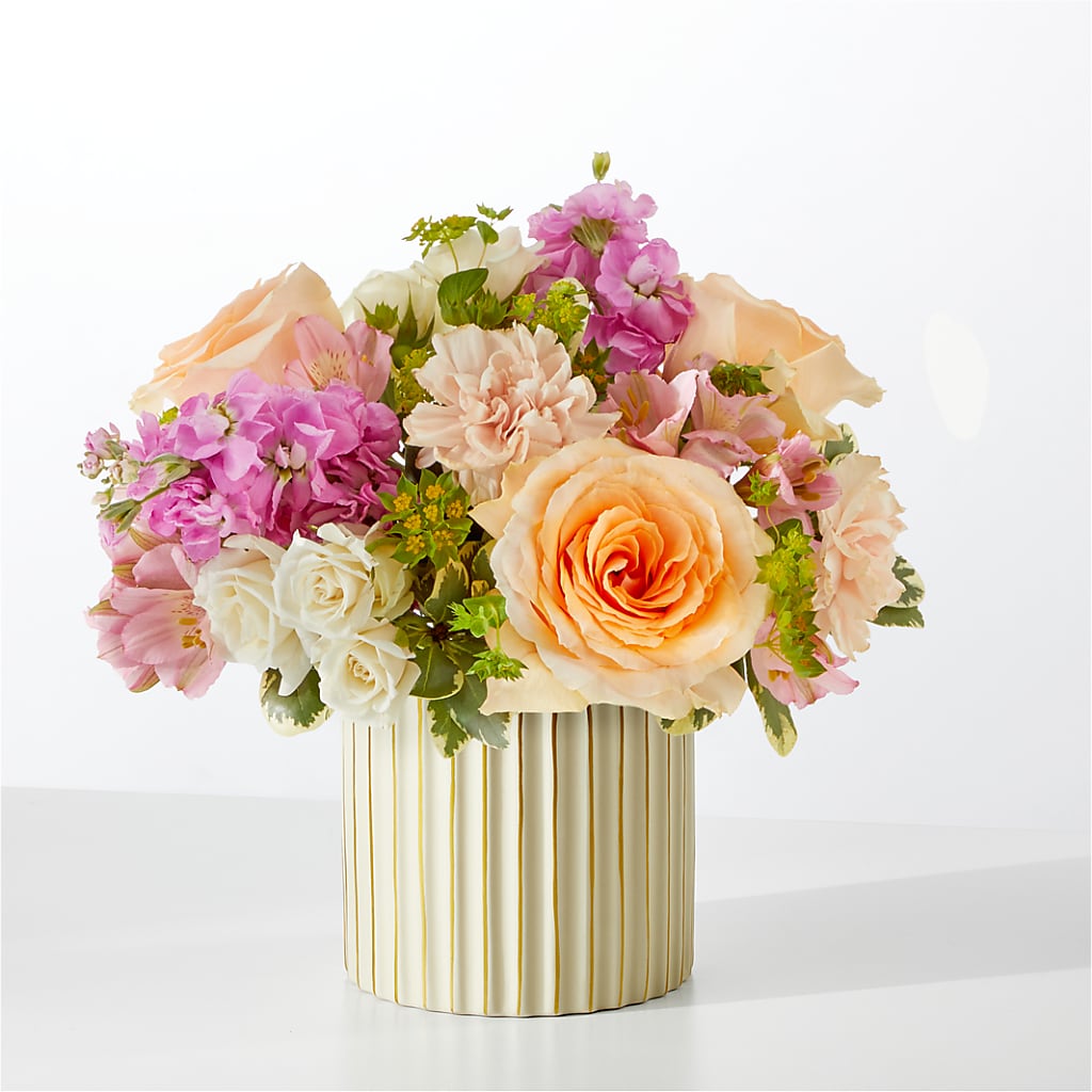 Paradise Bouquet with Ivory Vase – Flowers By Lorena, Chino CA