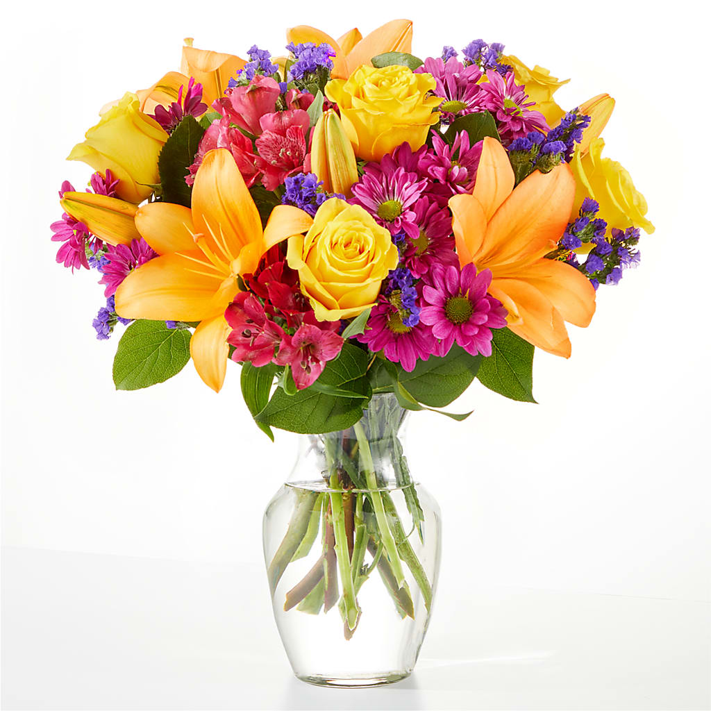 Colorful Visions Bouquet – Flowers By Lorena, Chino CA