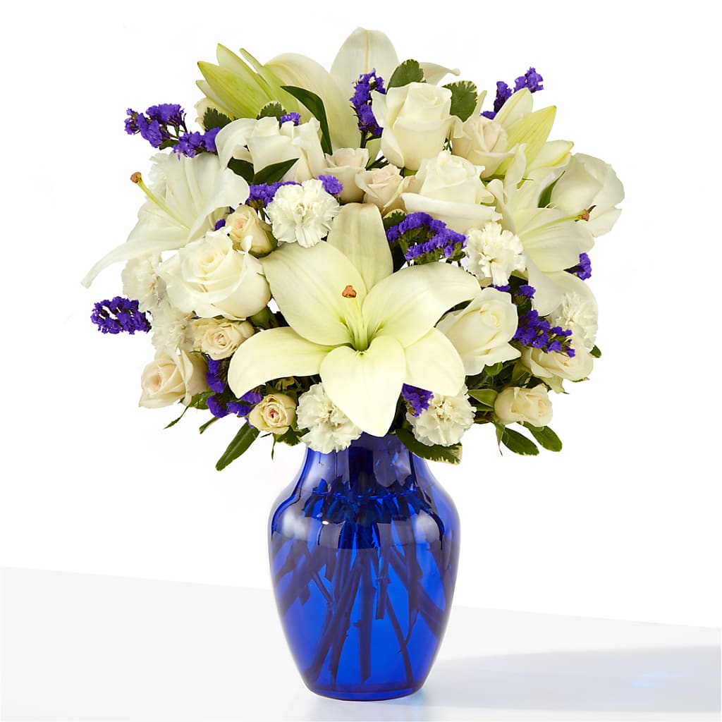 Sapphire Rush Bouquet – Flowers By Lorena, Chino CA