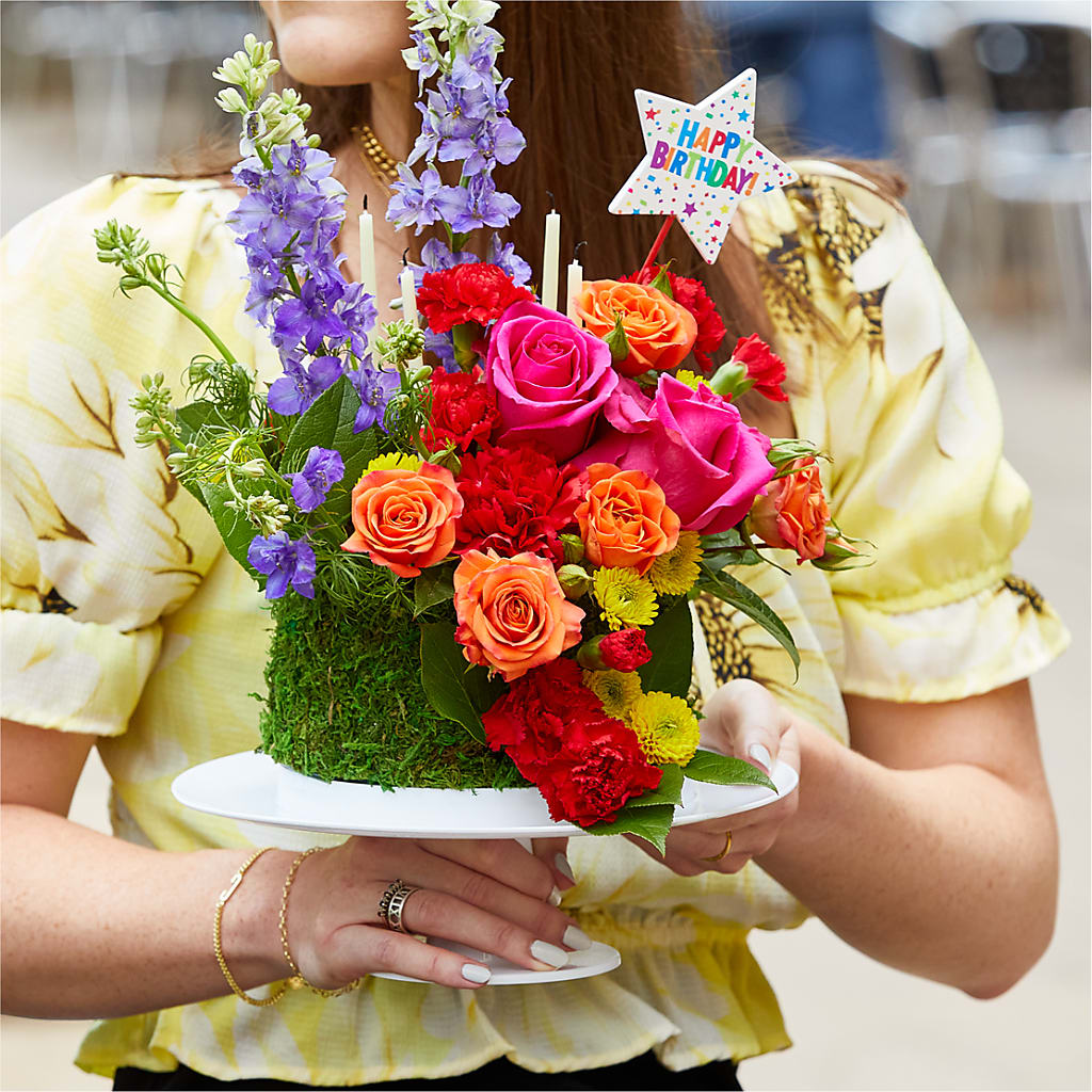 Best Year Yet Floral Cake – Flowers By Lorena, Chino CA