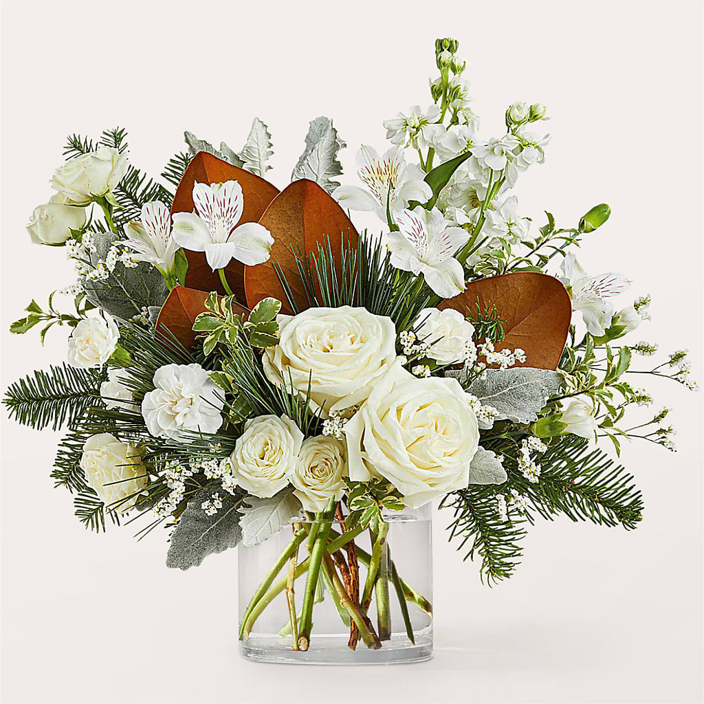 Fresh Snowfall Bouquet – Flowers By Lorena, Chino CA