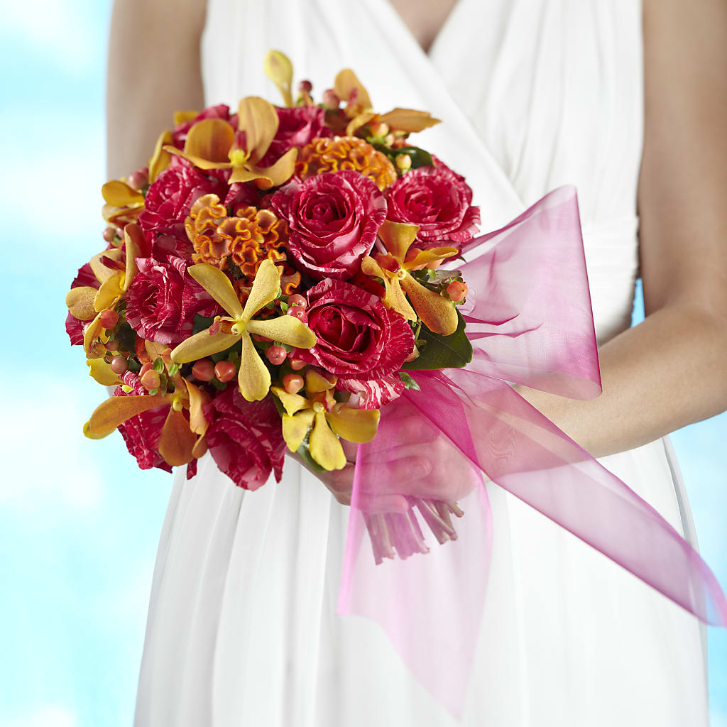 Brilliant Shades of Love Bouquet – Flowers By Lorena, Chino CA