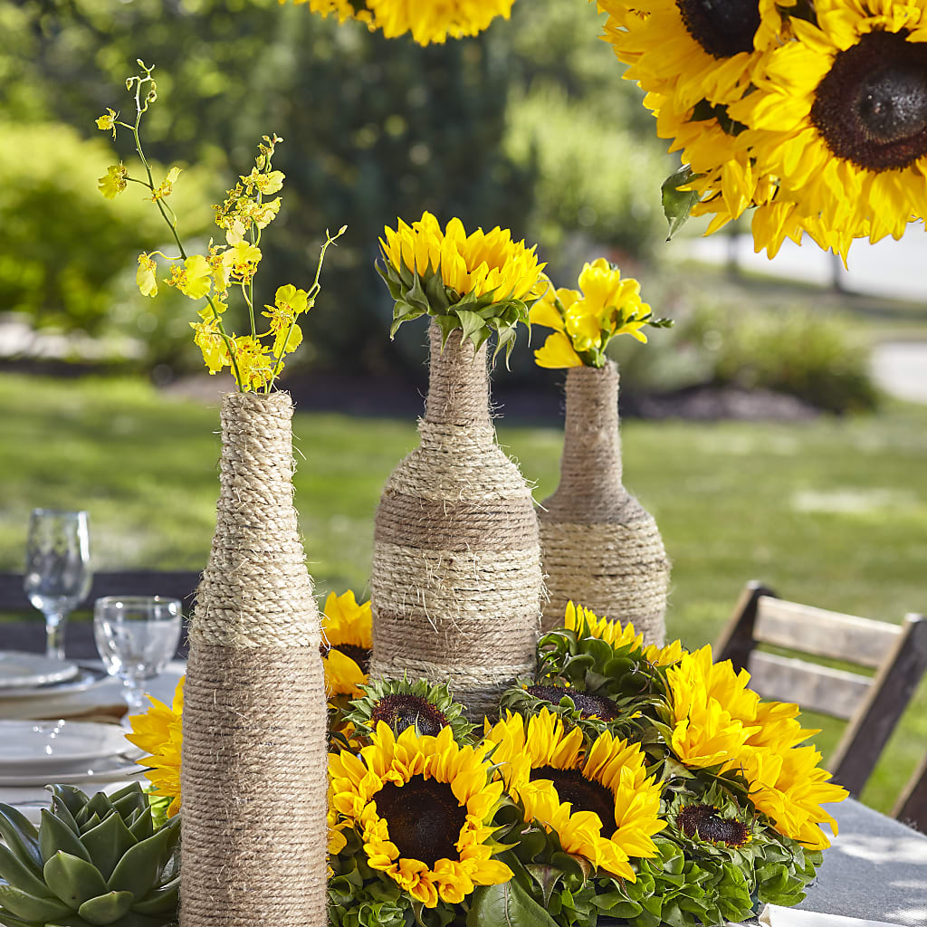 Sublime Garden Centerpiece – Flowers By Lorena, Chino CA