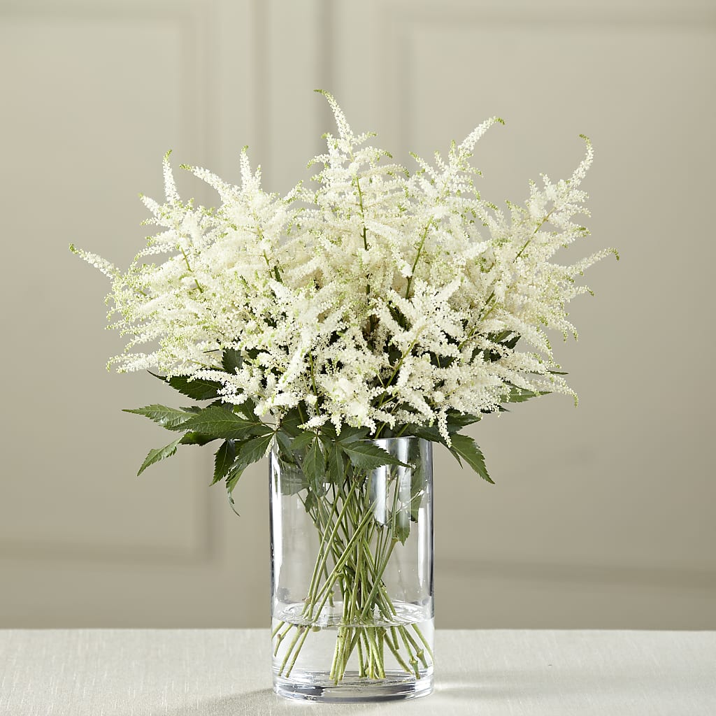 White Astilbe Bouquet – Flowers By Lorena, Chino CA