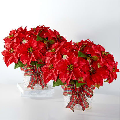 Happiest Holidays Poinsettia Bundle –  Flowers By Lorena, Chino CA