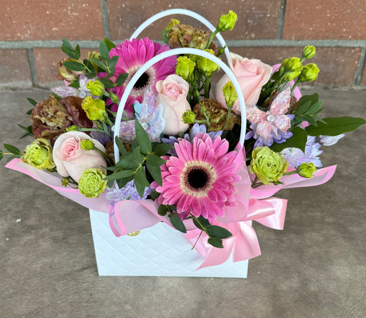 Blush Flower Bag