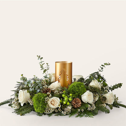 Chestnuts Roasting Centerpiece –  Flowers By Lorena, Chino CA