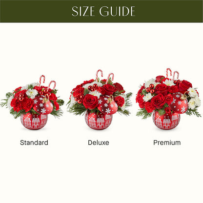 Cheer in the Air Ornament –  Flowers By Lorena, Chino CA