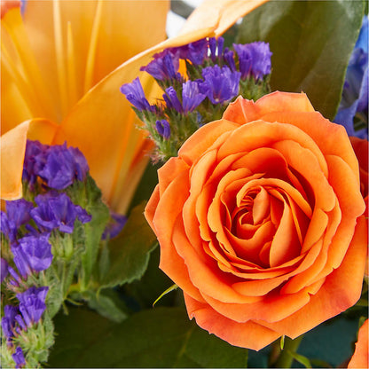 Radiant Citrus Box Bouquet –  Flowers By Lorena, Chino CA