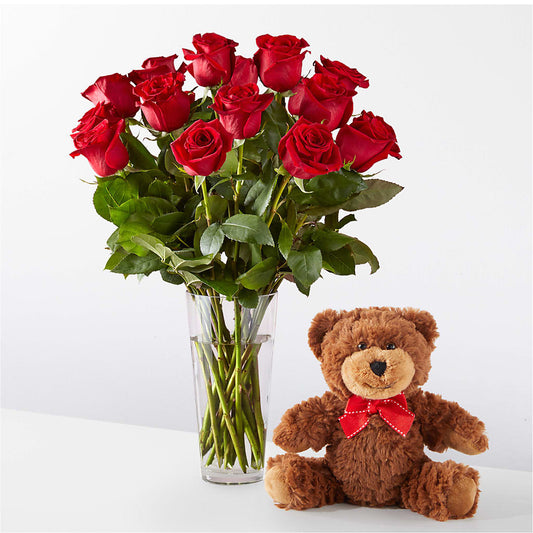 Romantic Long Stem Red Rose Bouquet Bundles –  Flowers By Lorena, Chino CA