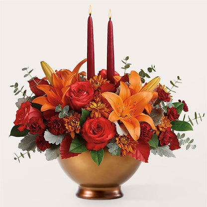 Fruits of Fall Centerpiece –  Flowers By Lorena, Chino CA