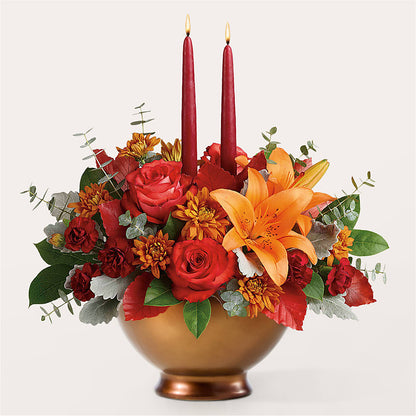 Fruits of Fall Centerpiece –  Flowers By Lorena, Chino CA