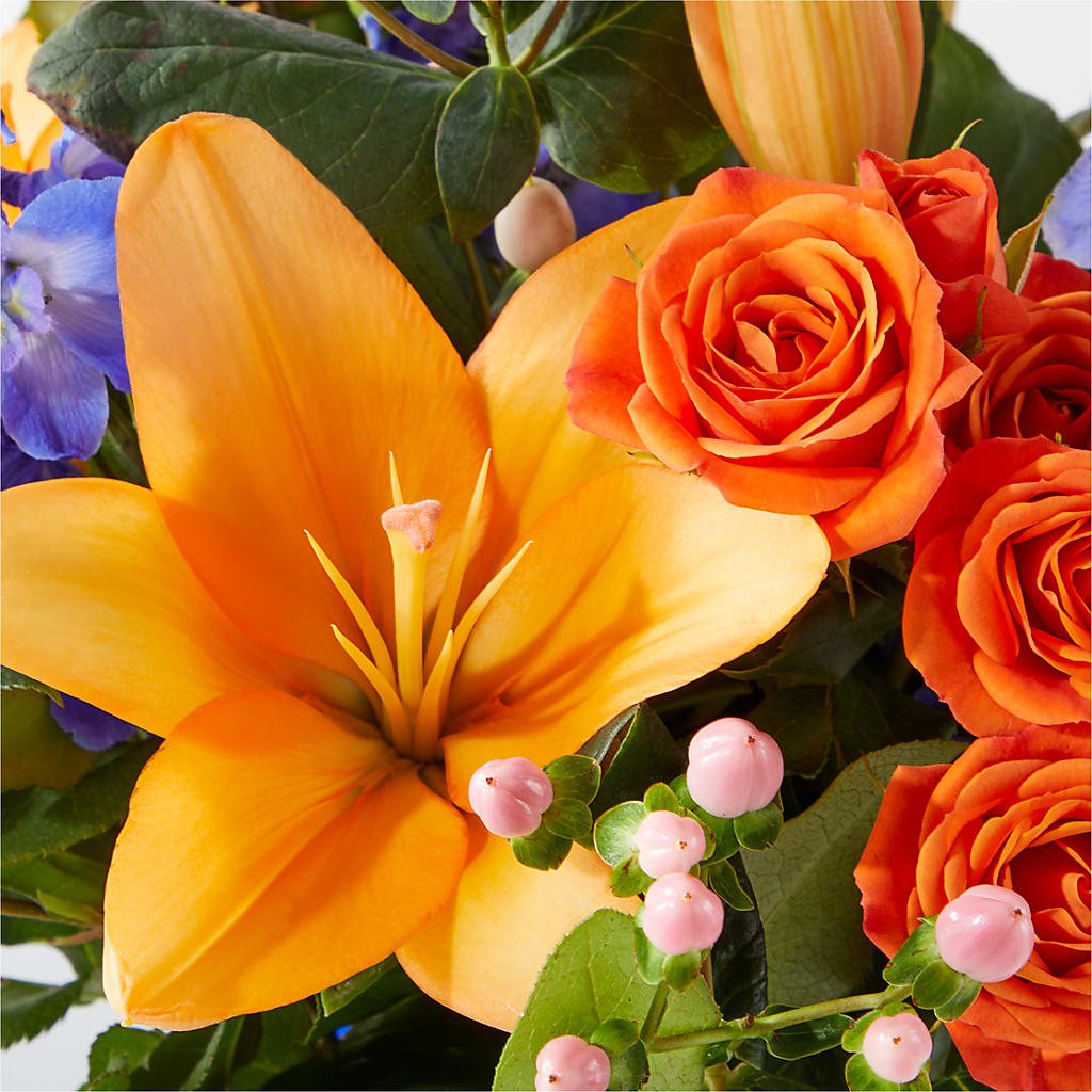 Radiant Citrus Bouquet –  Flowers By Lorena, Chino CA