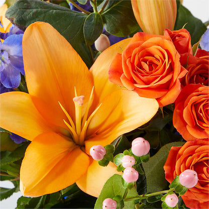Radiant Citrus Bouquet –  Flowers By Lorena, Chino CA