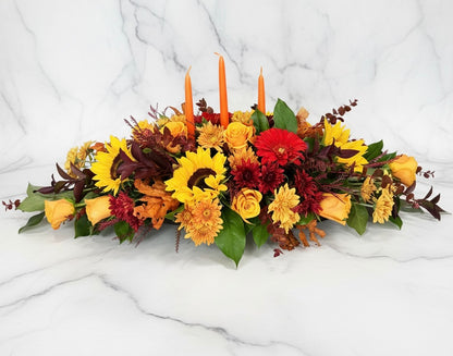 Fall Centerpiece –  Flowers By Lorena, Chino CA