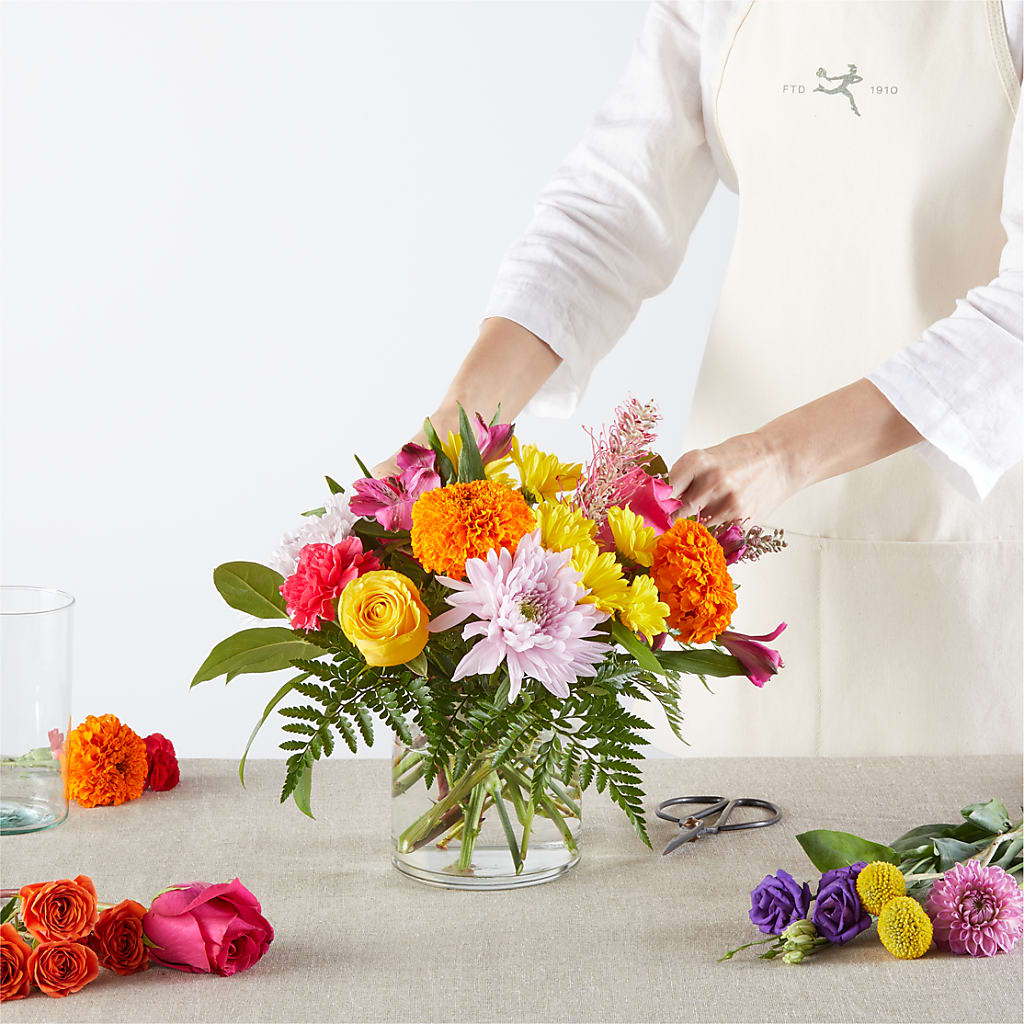 Feast of Color – A Florist Original –  Flowers By Lorena, Chino CA