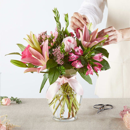 Pink Ribbon - A Florist Original –  Flowers By Lorena, Chino CA
