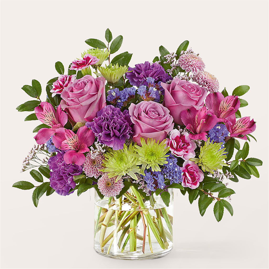 Glass Half Full Bouquet –  Flowers By Lorena, Chino CA